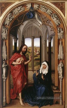 Miraflores Retable droit panneau Rogier van der Weyden Peinture à l'huile